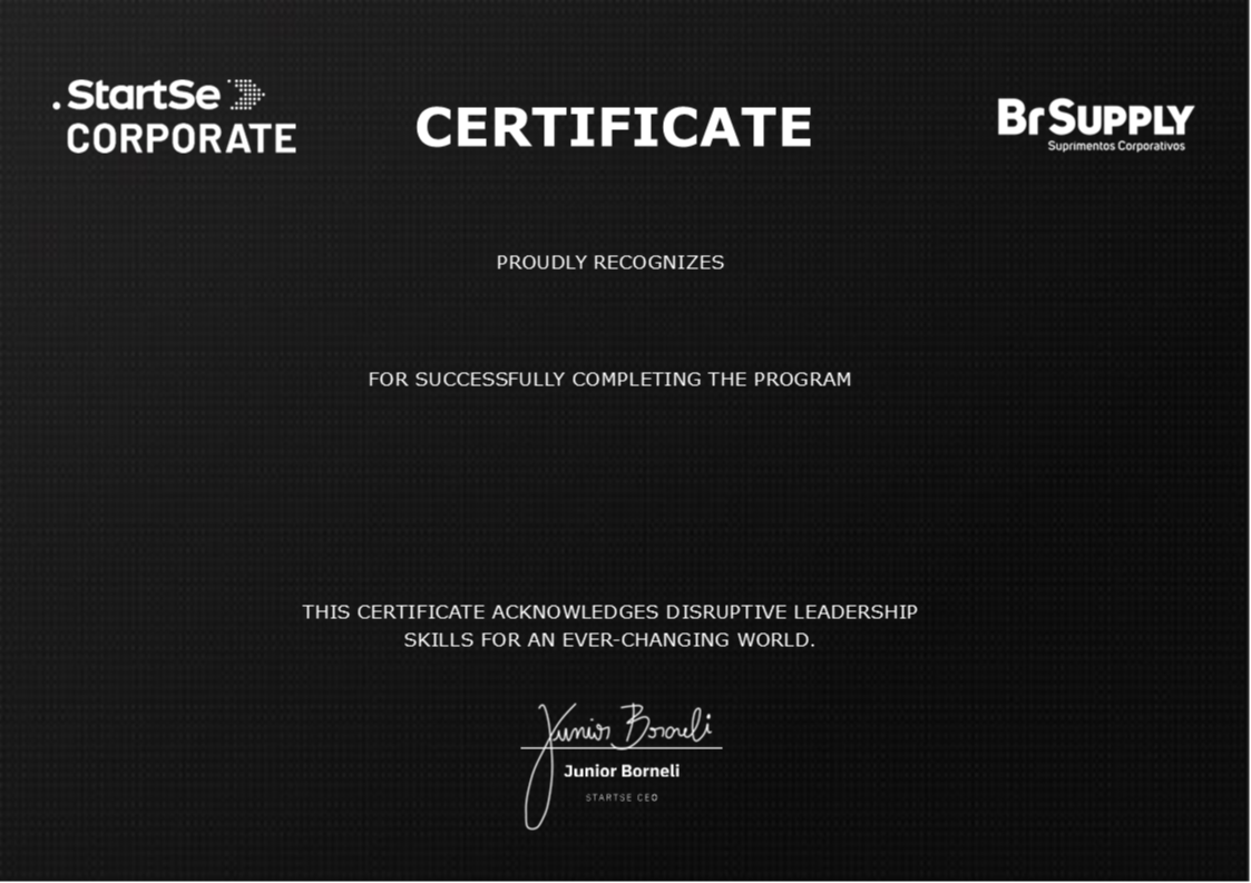 Certificado StartSe