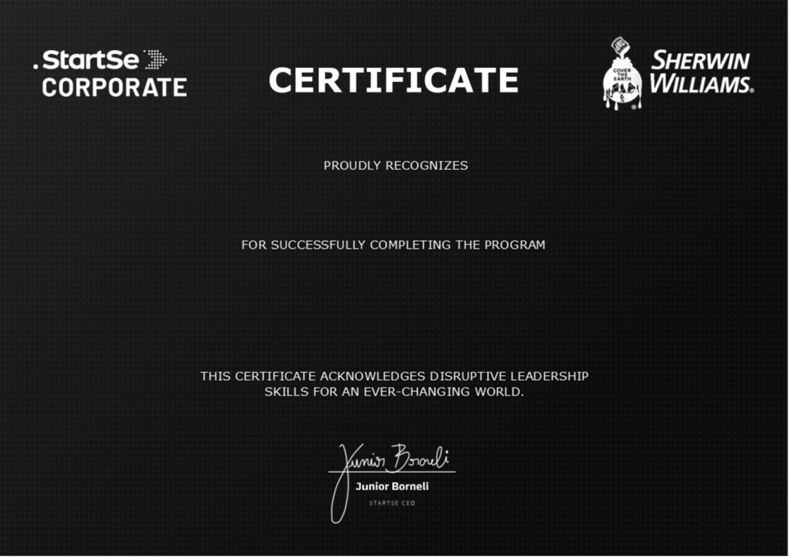 Certificado StartSe