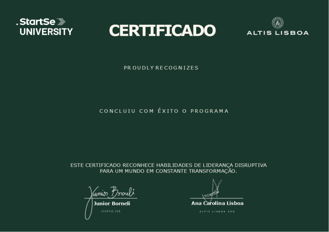 Certificado StartSe