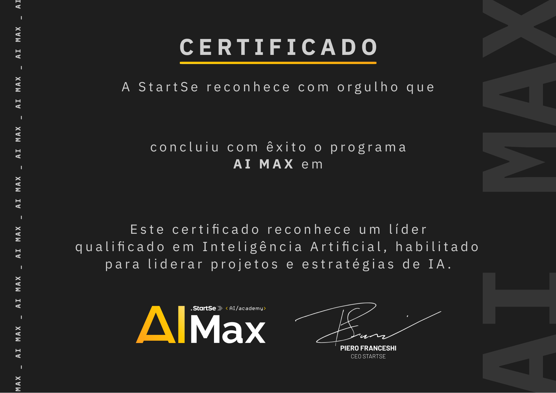 Certificado StartSe